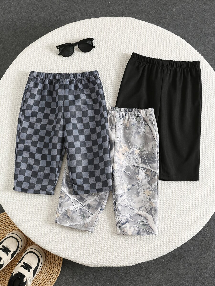 3PCS Baby Boys Bottoms - Black - View 1