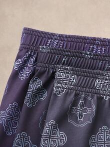 EverLounge Men's Printed Allover Pants 3 Pieces Set - Multicolor - View 6