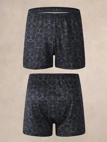 EverLounge Celana Pendek Rumahan Pria Motif Cetak Alro Pants (Set 3 Potong) - MultiWarna - View 3