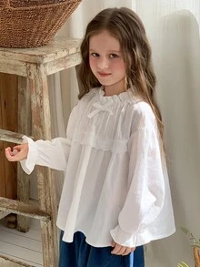 Dazy Kids Young Girls Blouses - White - View 1