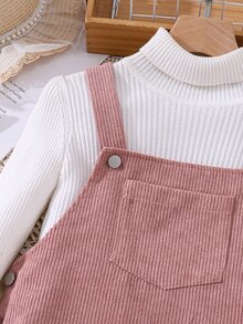 SHEIN Enfärgad miniklänning i camisole-modell för tweenflickor, moderiktig design med hög midja, casual, för semester, outfit - Multifärgad - Visa 4