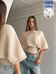 Aloruh Women Sweaters,Autumn,Winter - Apricot - View 3