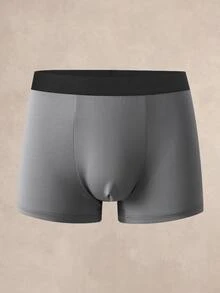 SHEIN 5件組男士純色時尚內褲，適合夏季多件裝內褲 - 彩色 - 查看 4