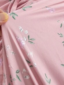 Moonlight&Mama Ins Floral Romantic Maternity Pajamas - Multicolor - View 5