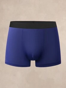SHEIN 5件組男士純色時尚內褲，適合夏季多件裝內褲 - 彩色 - 查看 7