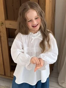 Dazy Kids Young Girls Blouses - White - View 8