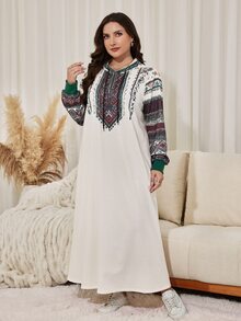 Lacomfia Women's Hooded Long Sleeve Loose Print Casual Versatile Comfortable Autumn Plus Size Long Sweatshirt - Multicolor - View 5