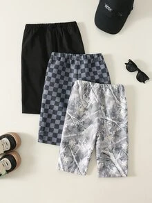 3PCS Baby Boys Bottoms - Black - View 2