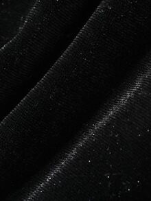 FRIFUL Women's Solid Color Casual Versatile Daily Long Sleeve T-Shirt - Black - View 8