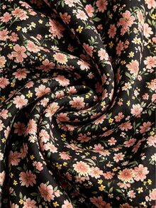 PopScrub Floral Print Fashionable Elegant Women's Scrub Uniform Top - Multicolor - View 5
