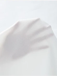 Franclia 女款大尺碼外套上衣，夏季新款，杏色，狗牙紋，刺繡愛心棕色，修身收腰，度假穿搭，女款大尺碼短袖T恤 - 杏色 - 查看 6