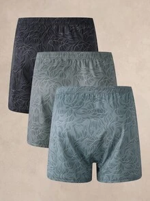 EverLounge Men's Printed Allover Pants 3 Pieces Set - Multicolor - View 2