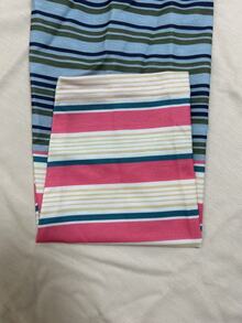 Breezaya 女款基礎款秋季條紋長袖圓領休閒上衣 T-shirt，適合日常街頭穿搭 - 彩色 - 查看 5