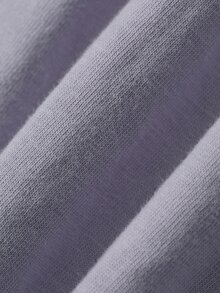 DAZY Women's Loungewear Set Comfortable Dual-Color Solid T-Shirt And Pants - Dusty Purple - View 9