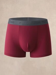 SHEIN 5件組男士舒適透氣柔軟字母腰帶三角內褲 - 彩色 - 查看 7