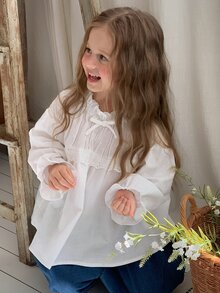 Dazy Kids Young Girls Blouses - White - View 3