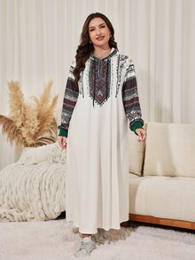 Lacomfia Women's Hooded Long Sleeve Loose Print Casual Versatile Comfortable Autumn Plus Size Long Sweatshirt - Multicolor - View 4