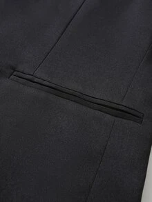 Manfinity AFTRDRK Men's Button Long Sleeve Suit And Pants Set Business - Black - View 7