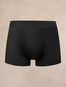SHEIN 5件組男士純色時尚內褲，適合夏季多件裝內褲 - 彩色 - 查看 3