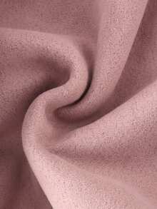 SHEIN Elladie kids 女童毛絨領長袖夾克，彈性下擺與袖口，秋冬保暖外套，現代時尚夾克，適合外出、購物與拍照 - 粉色 - 查看 9