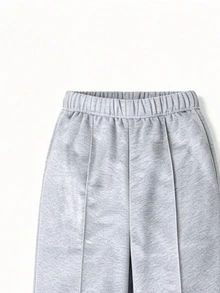 2pcs/Pack Boys Sweatpants, Casual Minimalist Style Comfortable Sports Black And Grey Long Pants, Suitable For Spring, Autumn And Winter, School, - Multicolor - View 4