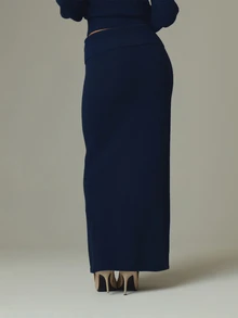 MUSERA Women Sweater Skirts - Dark Green - View 6