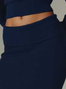 MUSERA Women Sweater Skirts - Dark Green - View 5
