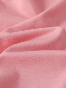 SHEIN 3件組新生女嬰連腳連身衣，可愛甜美粉色棕色豹紋愛心印花，蝴蝶結鈕扣長袖，正裝款，生日派對秋季假期公主風 - 藕粉色 - 查看 8