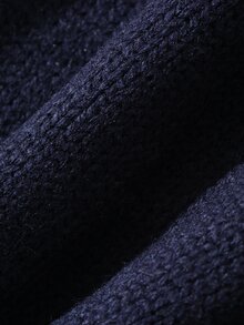 DAZY Infant (Boy) V-Neck Contrast Color Long Sleeve Autumn/Winter Cardigan - Multicolor - View 9