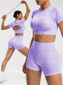 Velisys Velisys Seamless Women's 2-Piece Sports Set - Multicolor - View 3