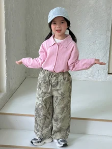 DAZY (Gadis Muda) Celana Jeans Denim Dasar Model Lurus Kasual Musim Gugur/Dingin - MultiWarna - View 8