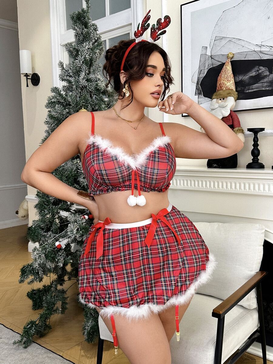Fantasy Costume Fantasy Costume Plus Size Sexy Costume (Top, Skirt 2pcs Set) - Multicolor - View 1