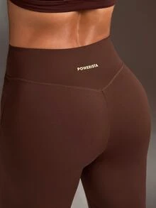 Powerista Celana Panjang Wanita Cokelat Model Pas Badan dengan Kaki Lebar - Coklat - View 5