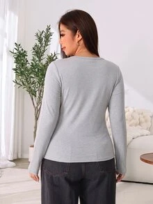 Solflare 3PCS Plus Size T-Shirts - Multicolor - View 3