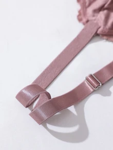 SHEIN 性感蕾絲大尺碼內衣套裝 3 件組 - 彩色 - 查看 6