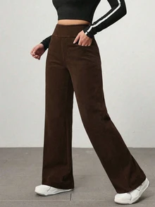 Flexra Petite Women's Casual Versatile Daily Wear Denim Jeans - Brown - View 6