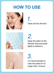 SlowSunday Pro+ Universal Blemish Patch-104pcs, Hydrocolloid Materials, Ultra-Thin Design, Waterproof & Breathable, Refreshing & Comfortable, For Pre-Makeup, For Face & Body, Y2K, Suitable For Fall & Winter, Halloween & Christmas - Centella Asiatica - View 5