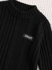 SHEIN 3件組男嬰秋冬可愛百搭休閒燈芯絨夾克襯衫長款針織長袖上衣休閒長褲套裝，適合生日派對、晚會、表演、婚禮、滿月、洗禮、1歲生日慶祝、嬰兒派對，洗禮套裝，男嬰中性嬰兒服飾，嬰兒冬季衣物 - 彩色 - 查看 3