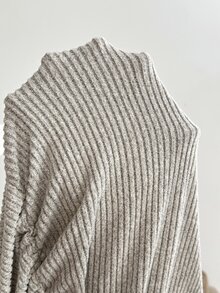 SHEIN فستان حمل بلون موحد كاجوال يومي للصيف والخريف - لون مشمشي - مشاهدة 6