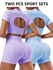 Velisys Velisys Seamless Women's 2-Piece Sports Set - Multicolor - View 1