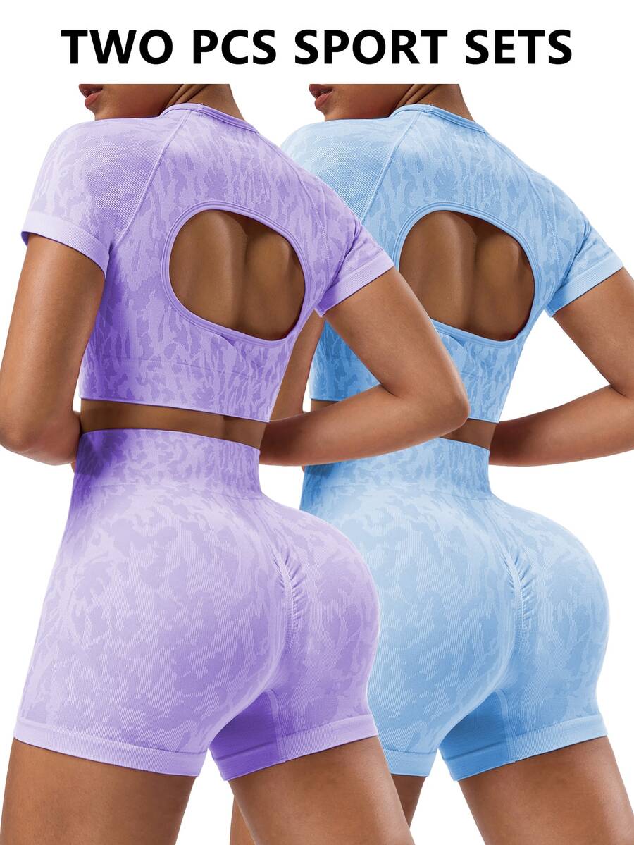 Velisys Velisys Seamless Women's 2-Piece Sports Set - Multicolor - View 1