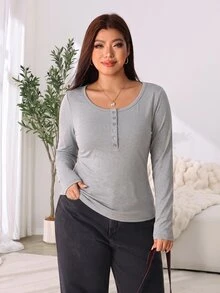 Solflare 3PCS Plus Size T-Shirts - Multicolor - View 10