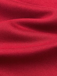 SHEIN Cute Tulle Casual Dress For Toddlers - Red - View 4