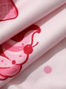 Livesso Women's All-Over Print Long Sleeve Top And Pants Casual Daily Pajama Set - White - View 8