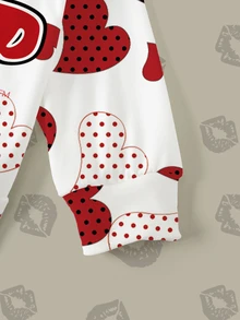 Betty Boop x SHEIN Women's Cartoon Print Long Sleeve Fashion Sweatshirt - White - View 6