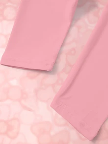 HELLO KITTY AND FRIENDS | SHEIN طقم ملابس كاجوال يومي للبنات الصغيرات، بلوزة رياضية بأكمام طويلة وبنطال رياضي بطبعة كرتونية - أبيض - مشاهدة 6