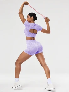 Velisys Velisys Seamless Women's 2-Piece Sports Set - Multicolor - View 6