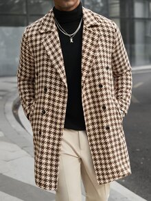 Manfinity Homme Men's Casual Versatile Overcoat - Multicolor - View 6