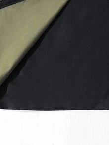 兒童大童男童角色圖案拼色拉鍊連帽外套與長褲休閒套裝 - 彩色 - 查看 8