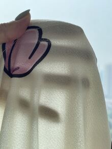 SHEIN Tween女孩卡通圖案蕾絲飾邊V領長袖寬鬆休閒甜美居家睡裙，度假休閒居家長袖卡通印花洋裝，秋季/冬季/四季皆宜 - 彩色 - 查看 6